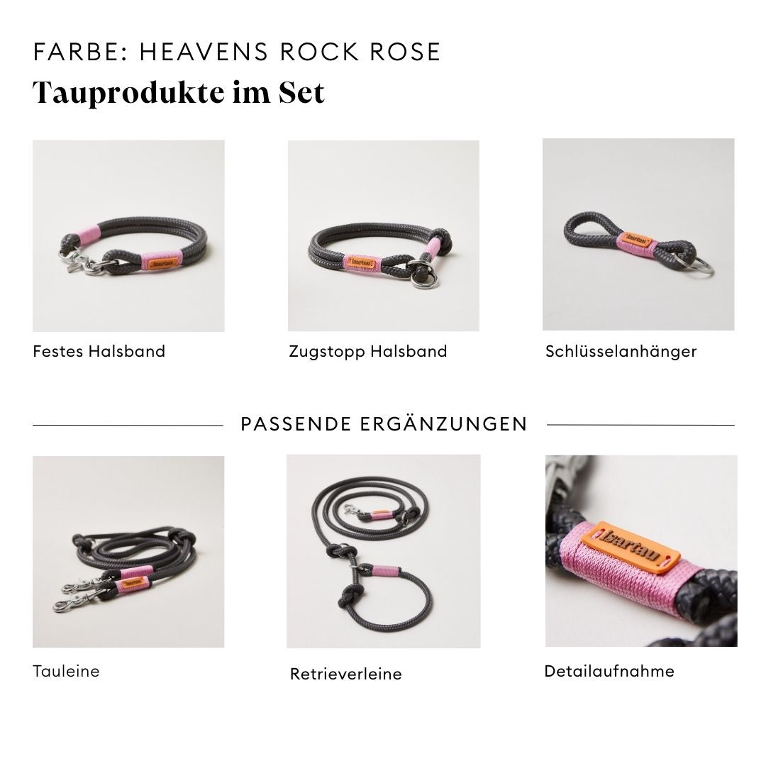 isartau Heaven's Rock Rose, Farbkombination aus Tau und Takelung
