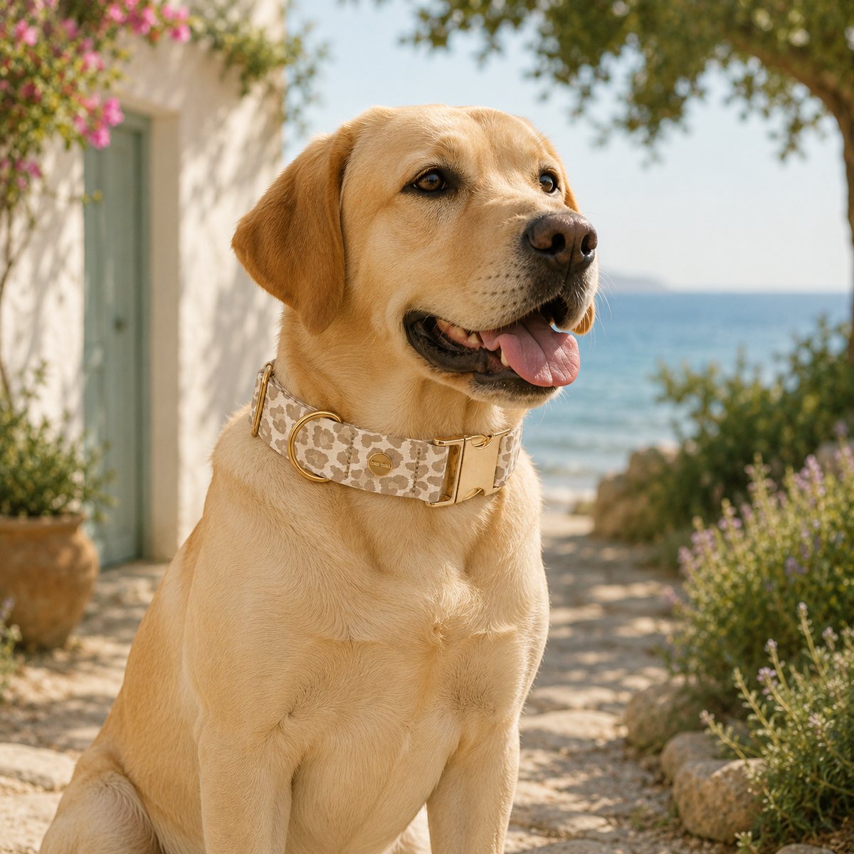 Labrador Lennox Designerhalsband Golden Leo GrößeXL