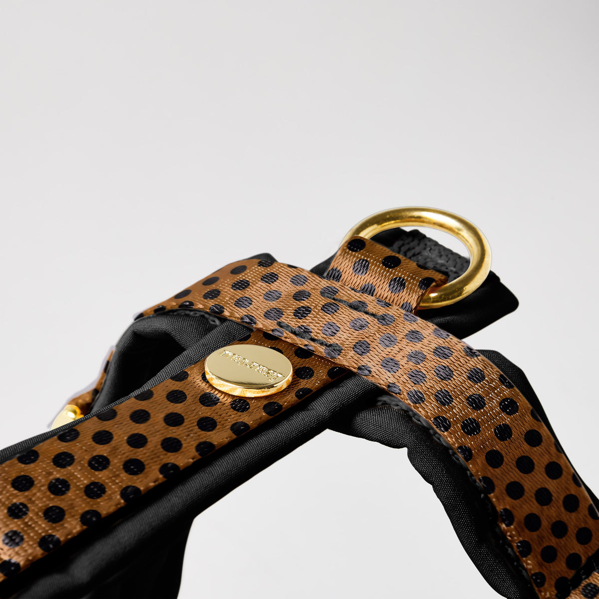 Hundegeschirr POLKA DOTS, Cognac