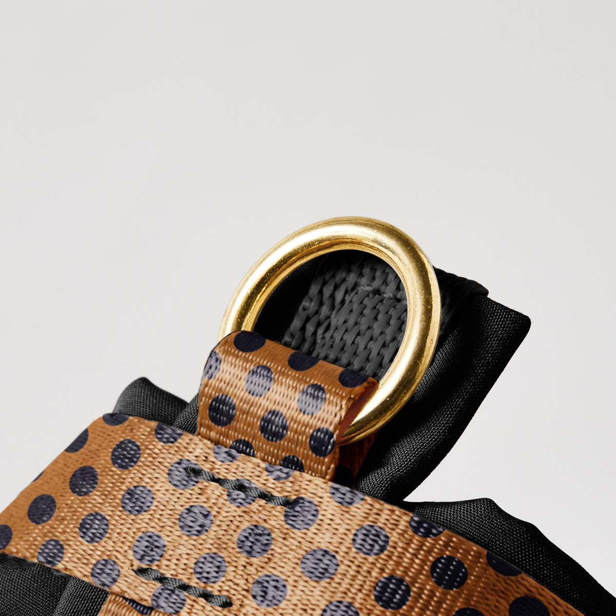 Hundegeschirr POLKA DOTS, Cognac
