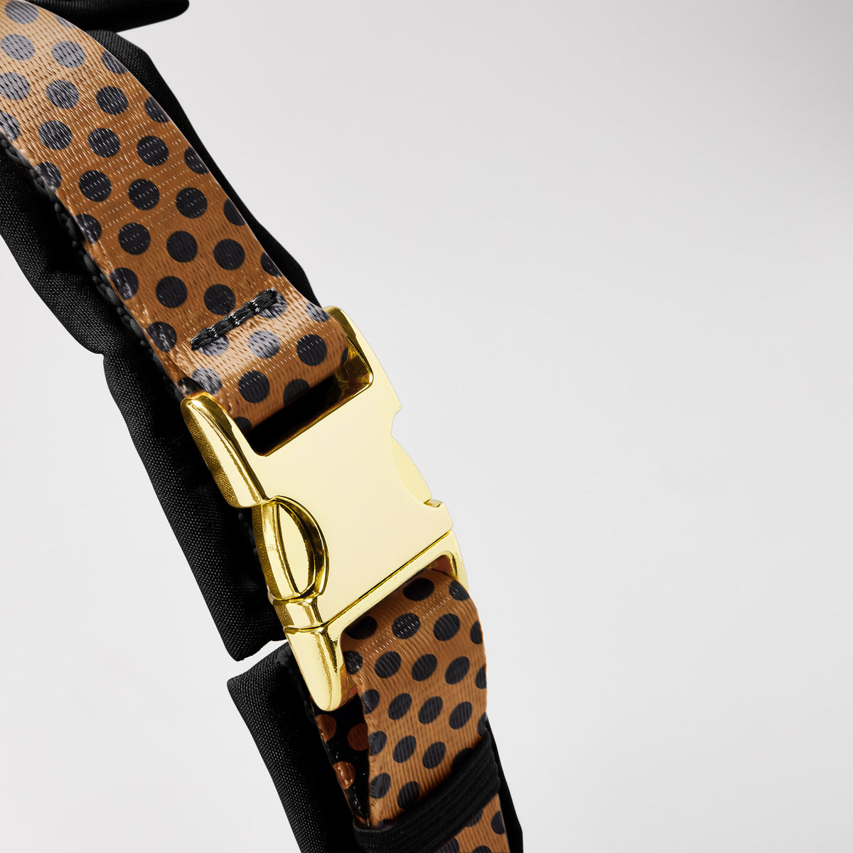Hundegeschirr POLKA DOTS, Cognac