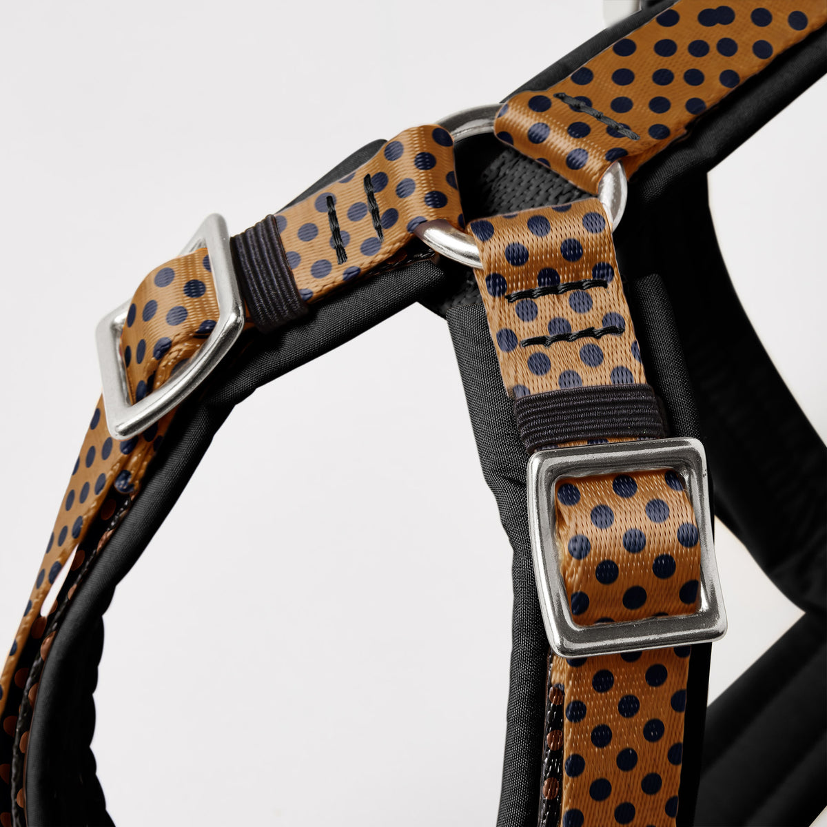 Hundegeschirr POLKA DOTS, Cognac