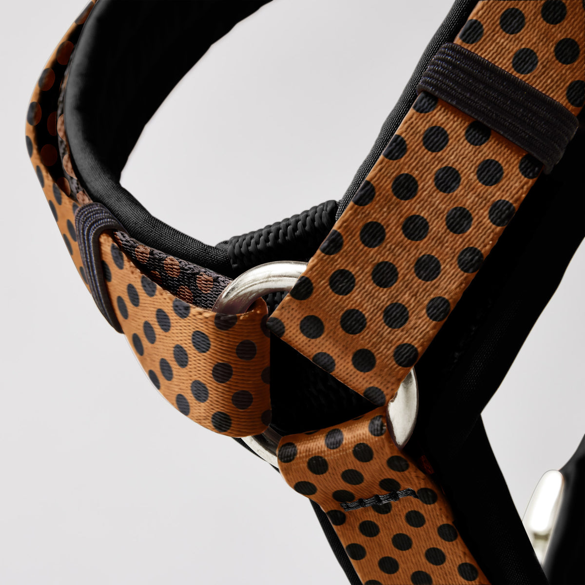 Hundegeschirr POLKA DOTS, Cognac