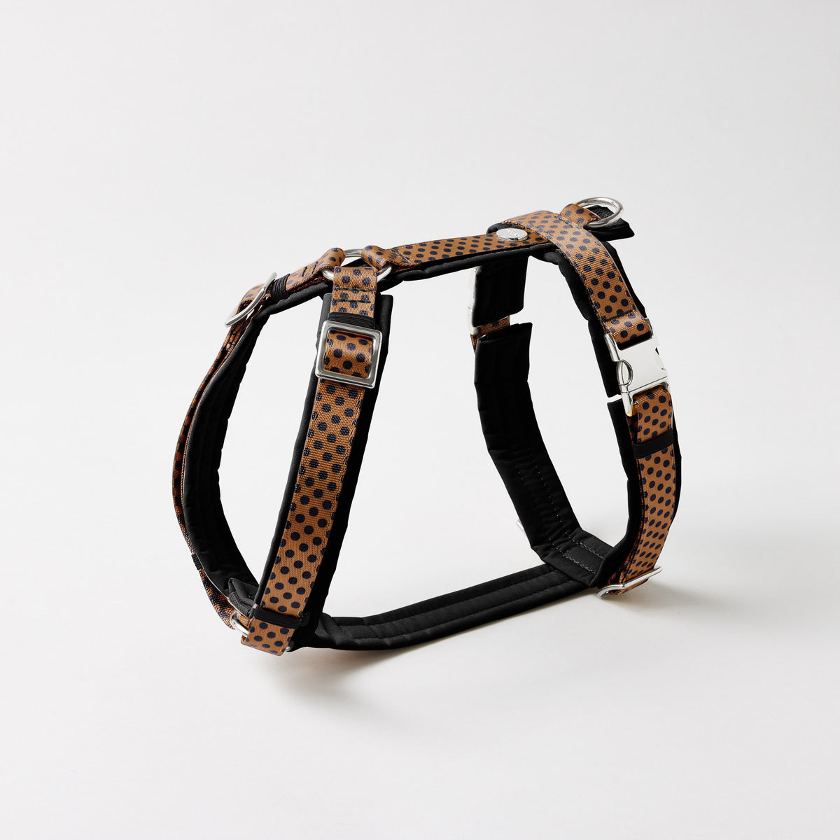 Hundegeschirr POLKA DOTS, Cognac