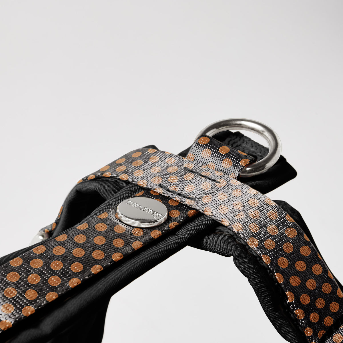 Hundegeschirr POLKA DOTS, Schwarz