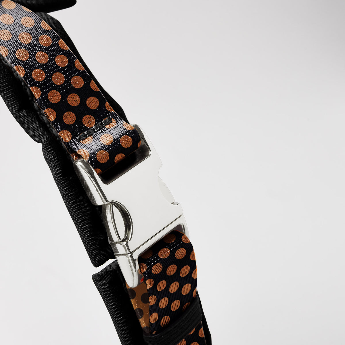 Hundegeschirr POLKA DOTS, Schwarz