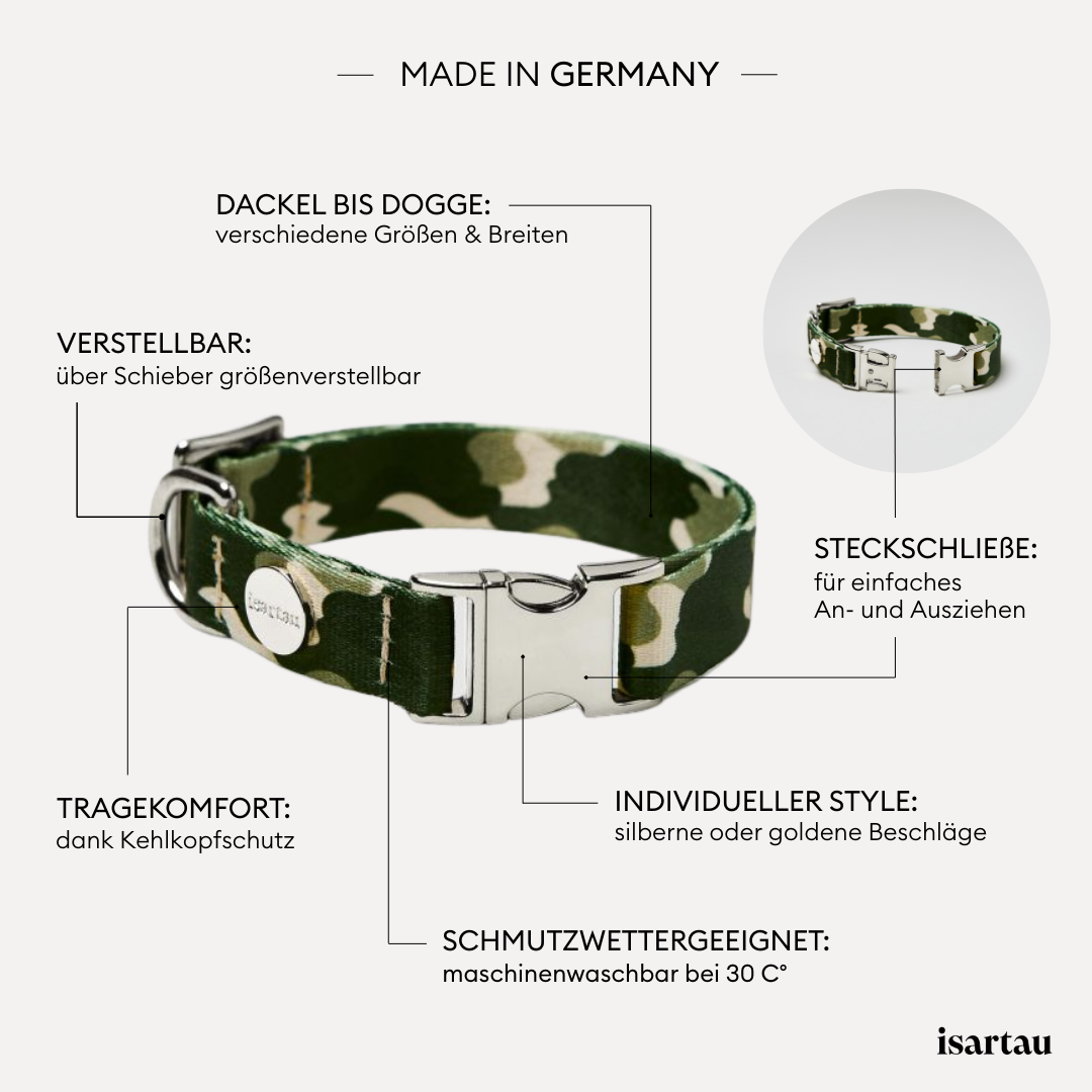 isartau Hundehalsband „Entdecker“, Produktdetails