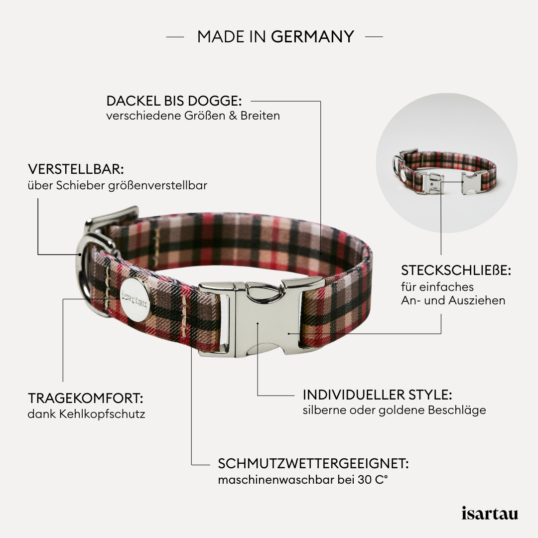 isartau Hundehalsband „Flaneur“, Produktdetails