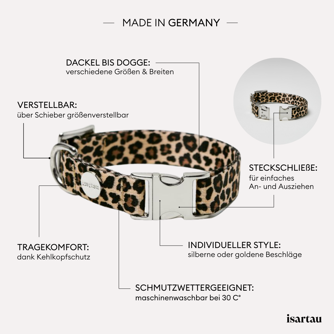 isartau Hundehalsband „Leo“, Produktdetails