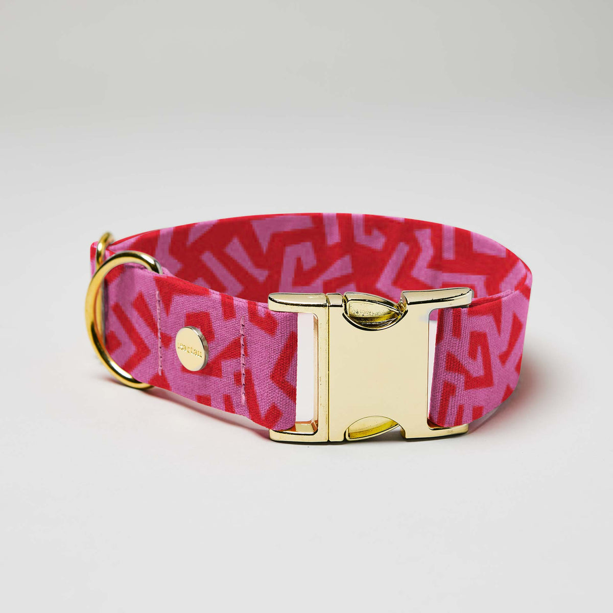 isartau Hundehalsband „Sweety“, goldfarbene Beschläge