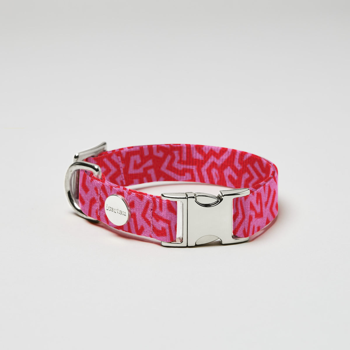 isartau Hundehalsband „Sweety“, silberfarbene Beschläge