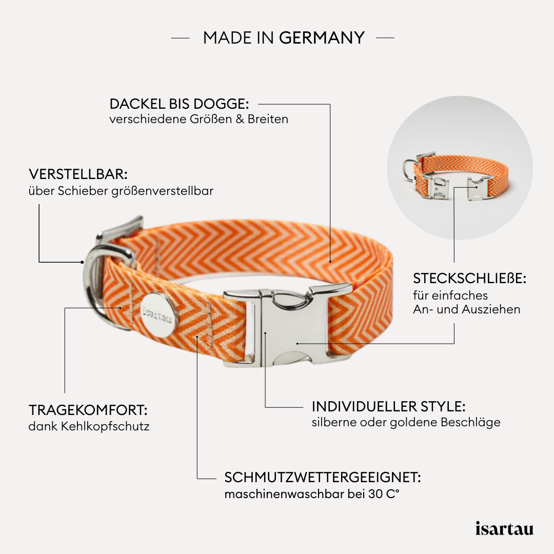 isartau Hundehalsband „Tänzer“, Produktdetails