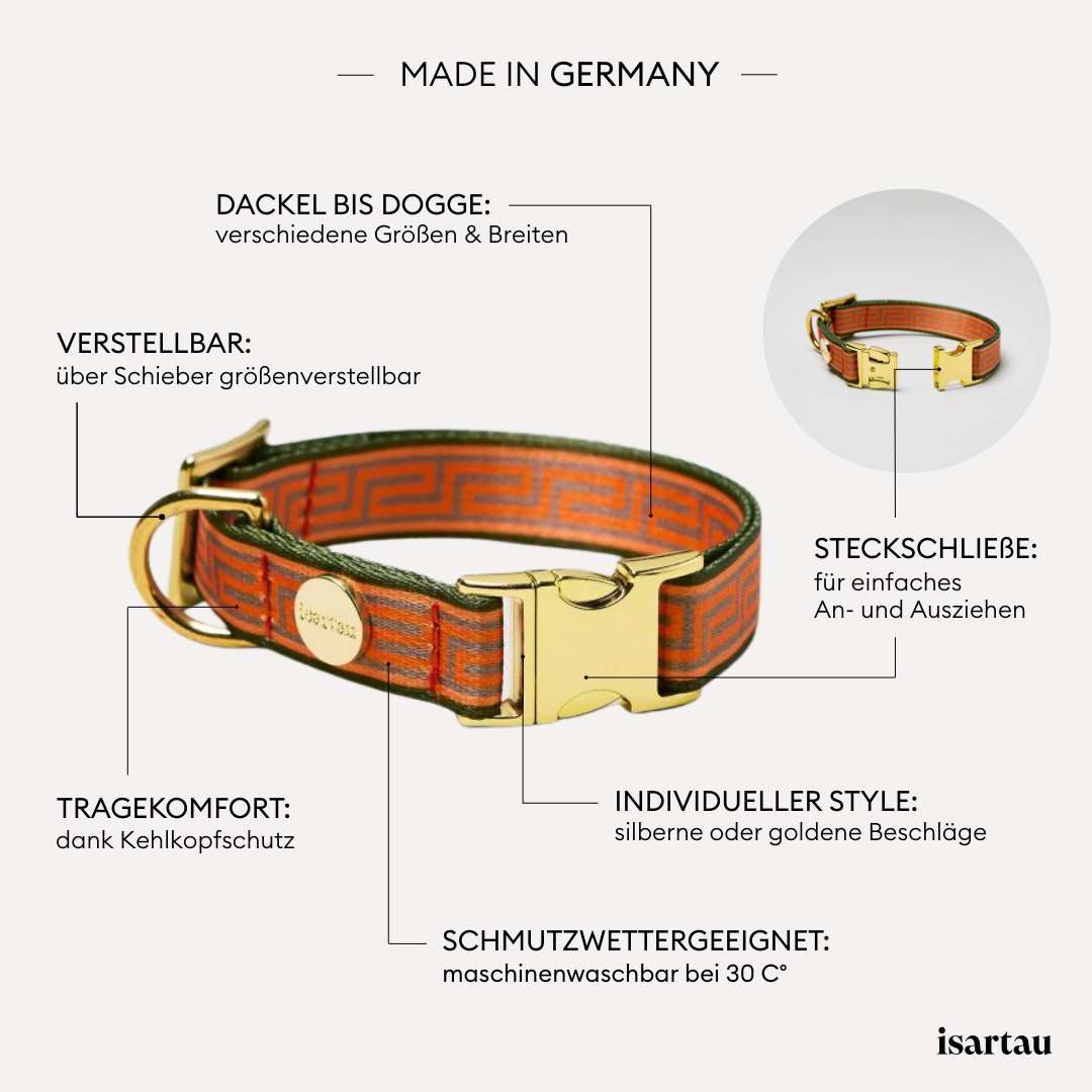 isartau Hundehalsband „Wellenbrecher“, Produktdetails
