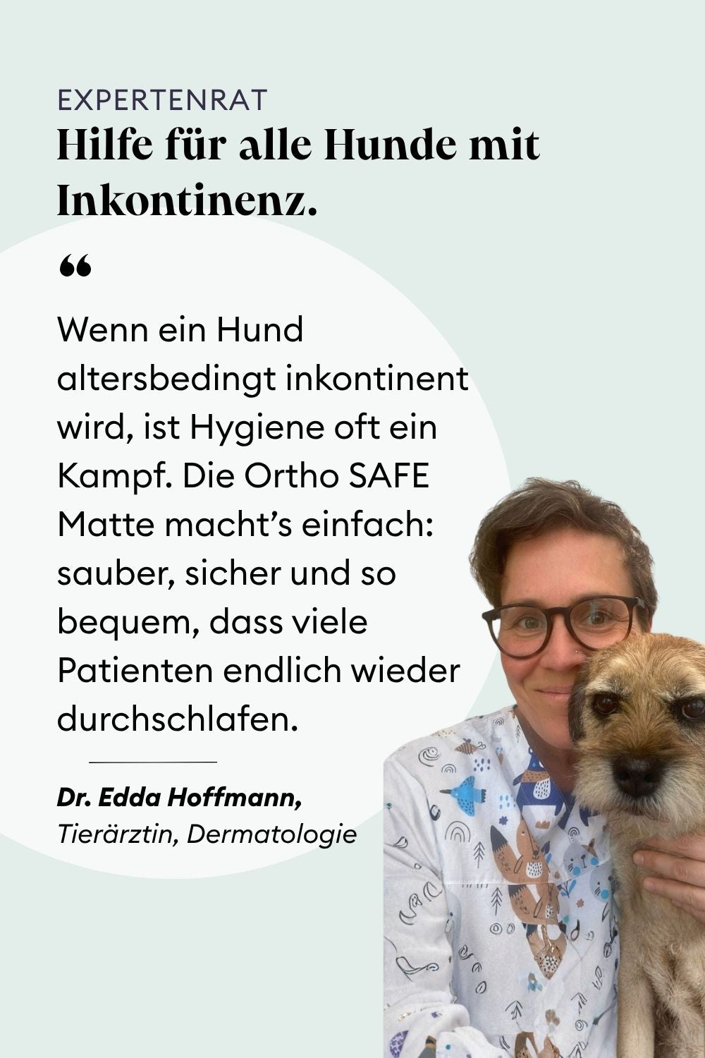 Hundebett empfohlen für inkontinente Hunde