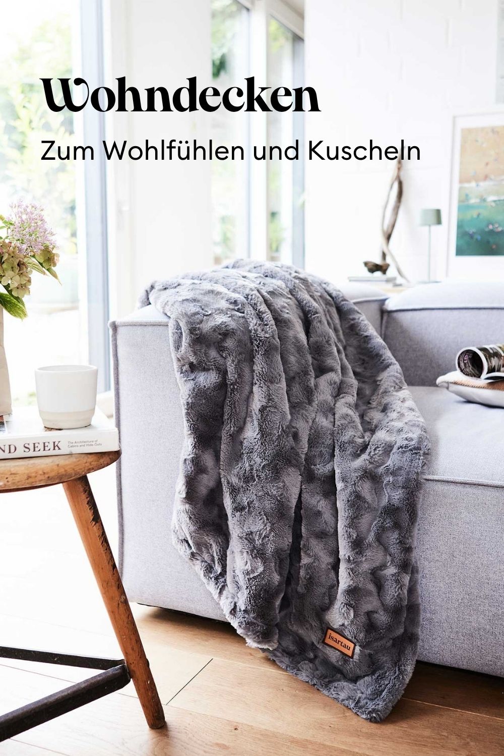 Wohndecken, Plaids aus kuschligen Kunstfell