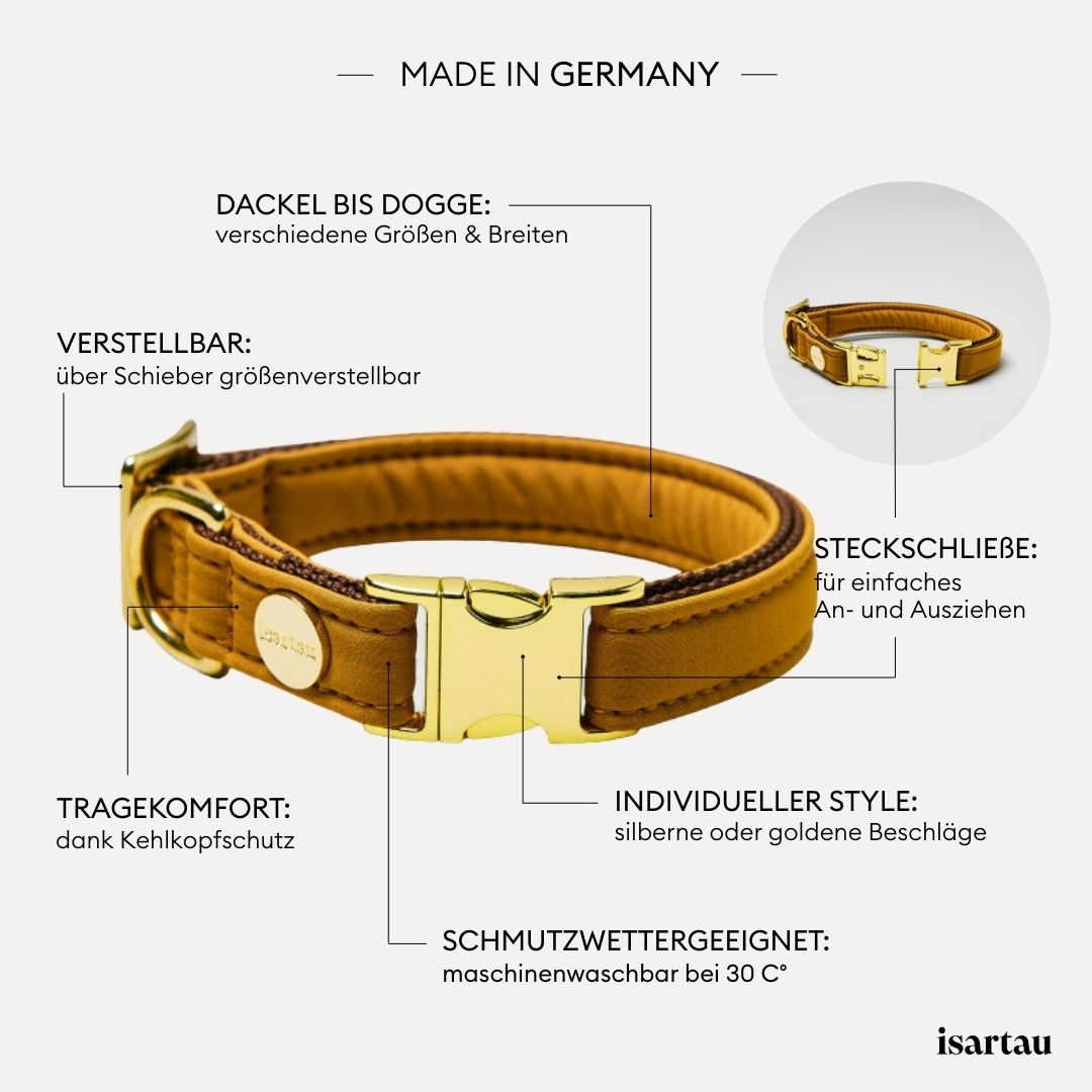 isartau Halsband Softie Karamell, Produktdetails