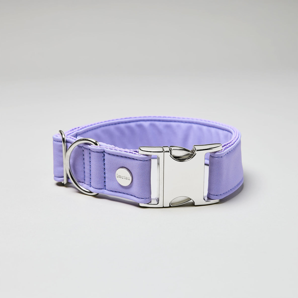isartau Halsband Softie Lavendel, silberne Beschläge