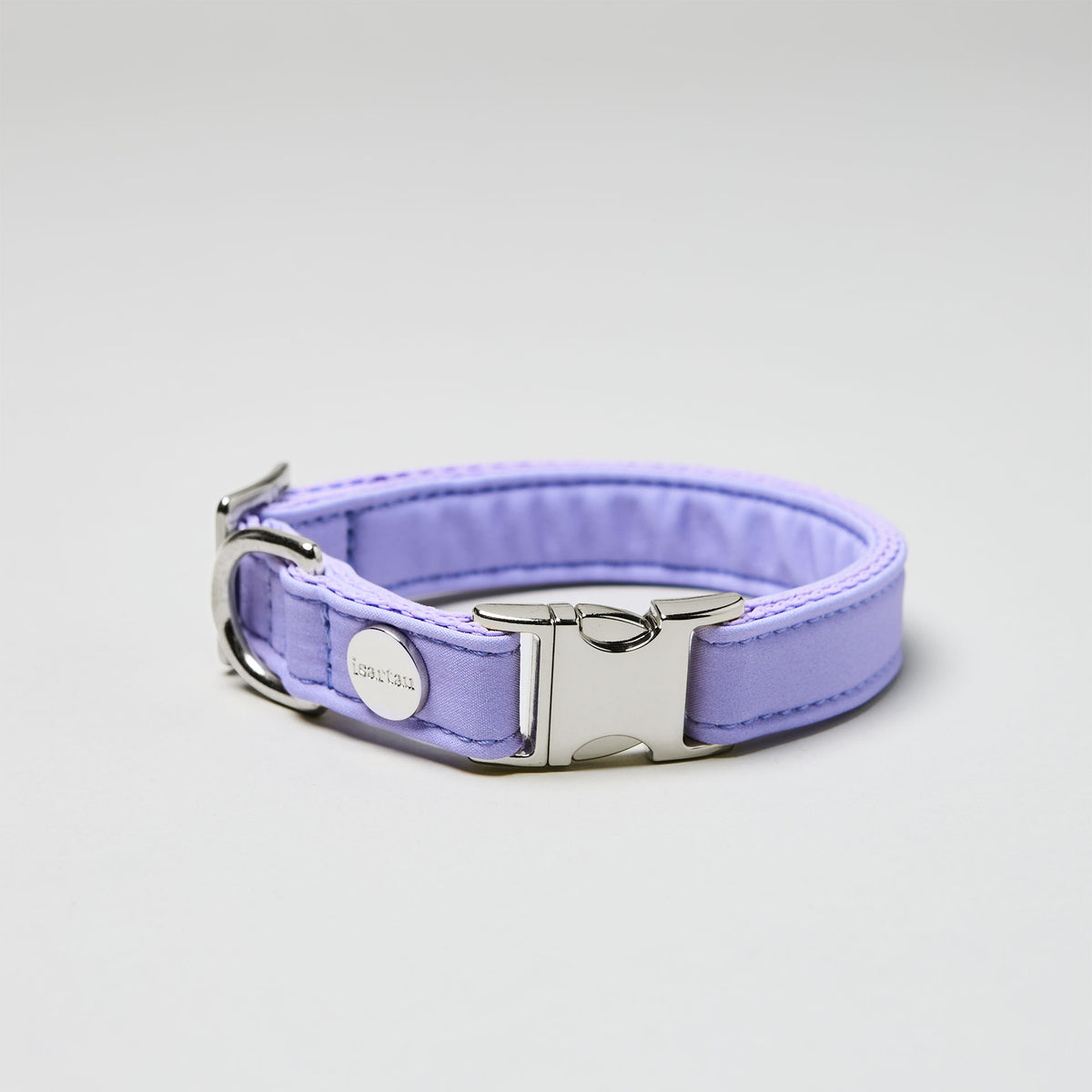 isartau Halsband Softie Lavendel, silberne Beschläge