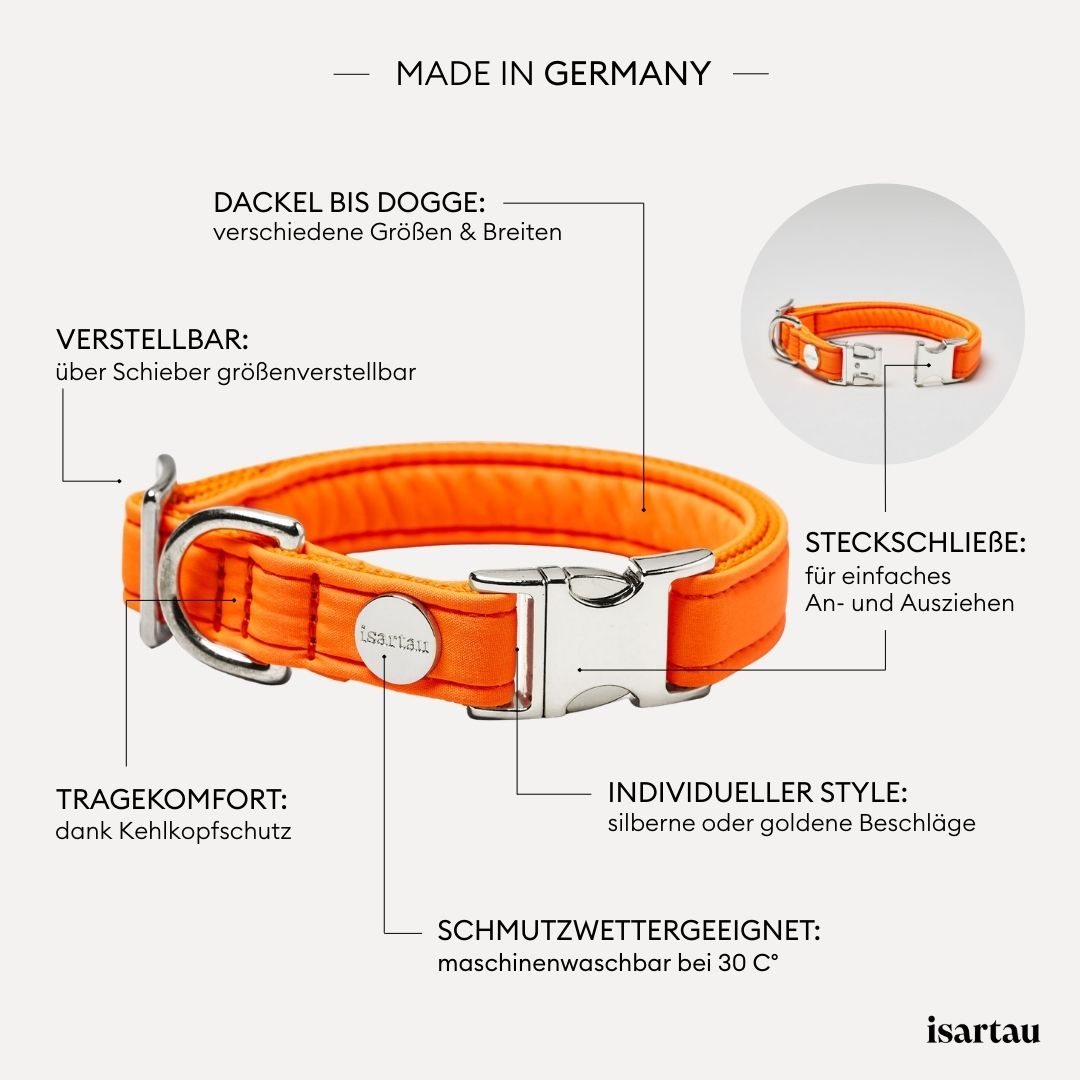 isartau Halsband Softie Neonorange, Produktdetails