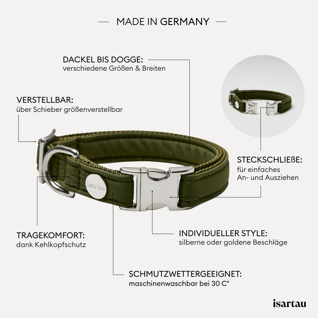 isartau Halsband Softie Oliv, Produktdetails