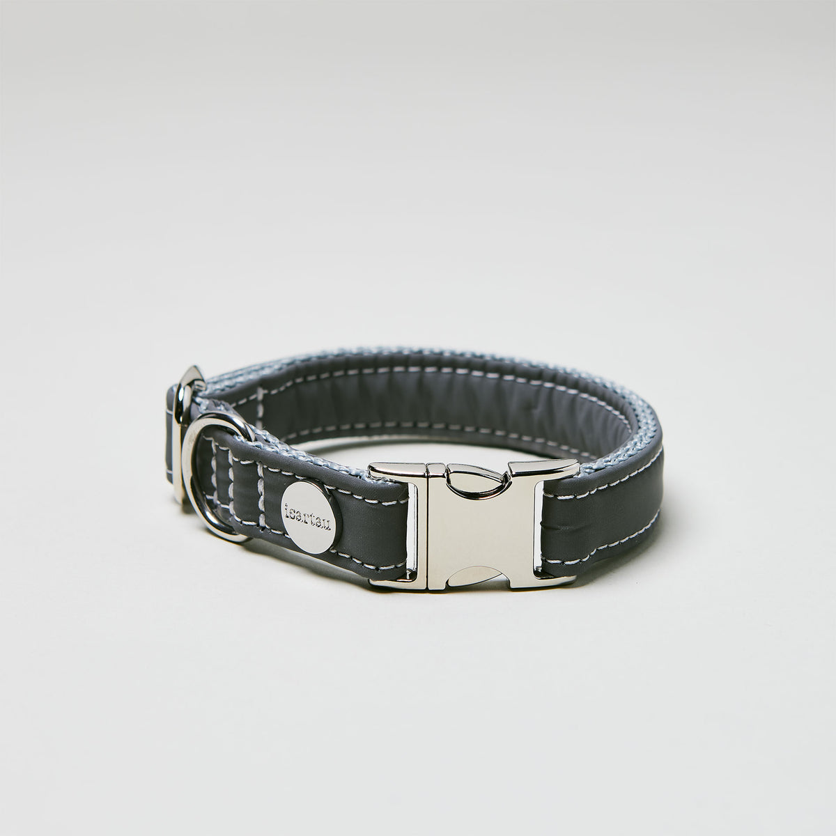 isartau reflektierendes Halsband Softie, silberne Beschläge