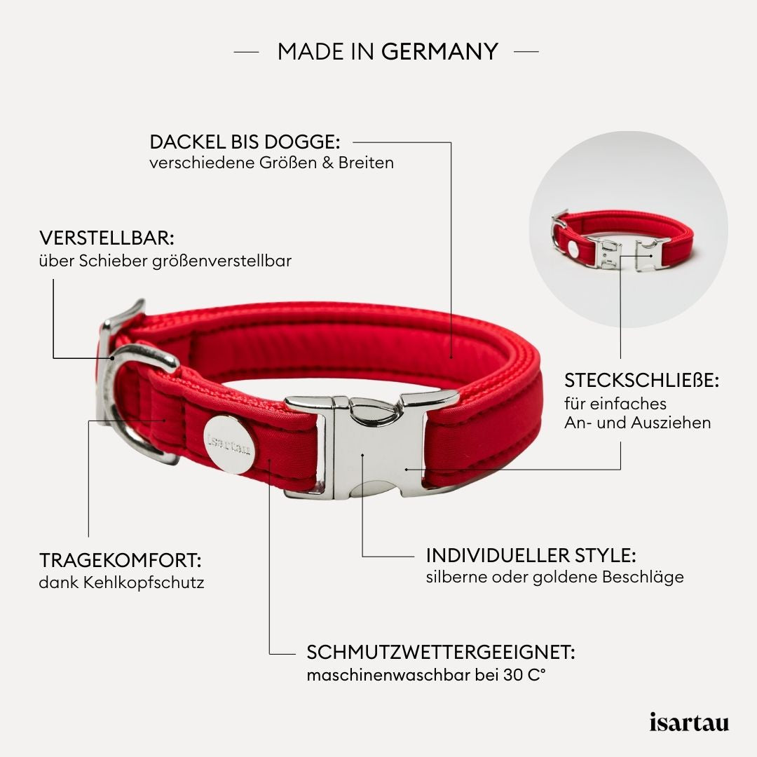 isartau Halsband Softie Rot, Produktdetails