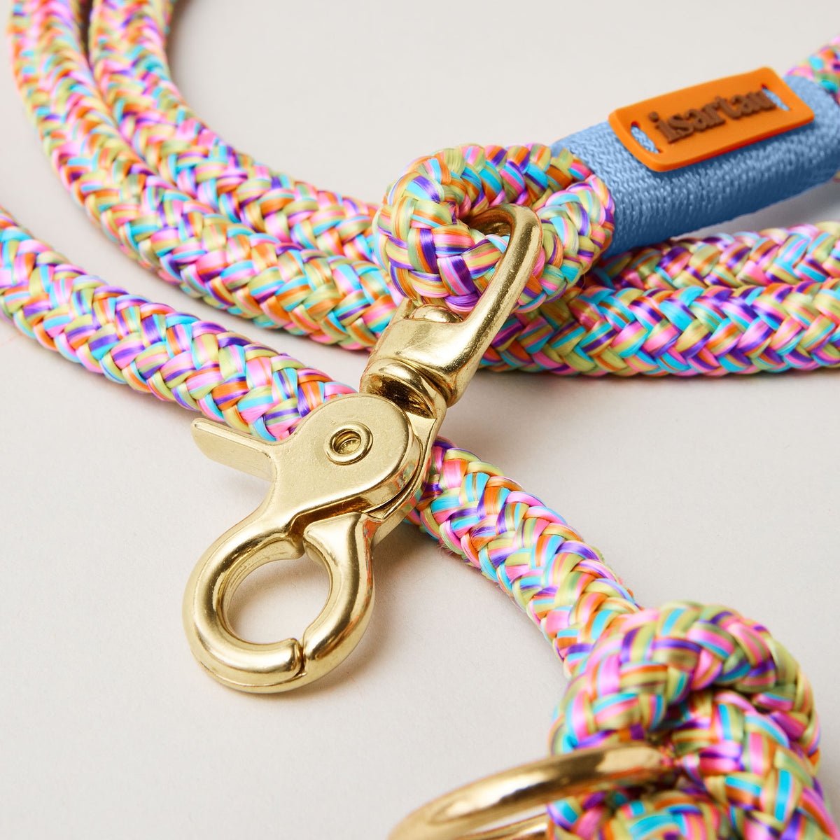 Detailbild von Scherenkarabiner, Tauleine Easy Summer Hellblau, 10mm
