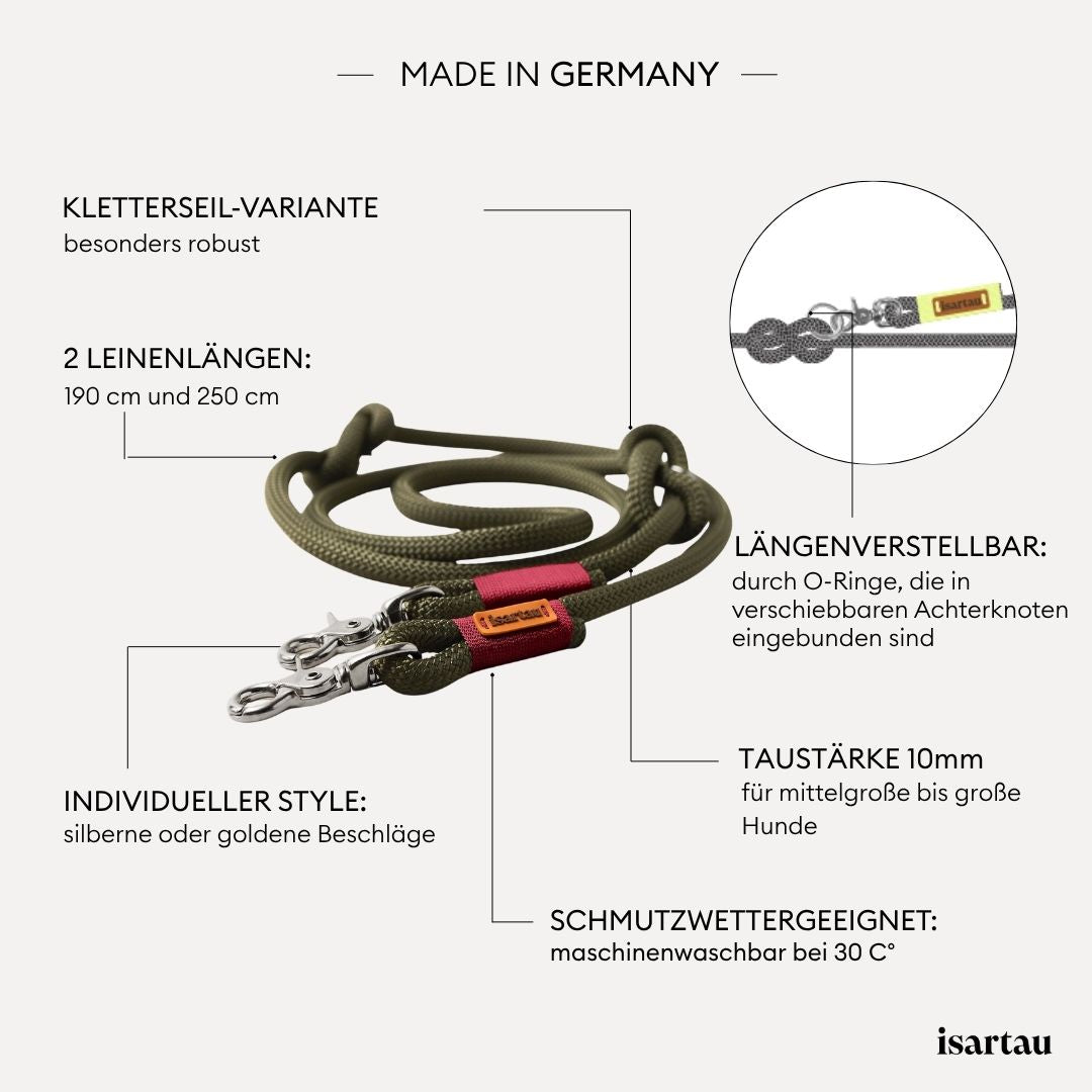 isartau Tauleine Olive Grove Burgunder, Kletterseil, Produktdetails