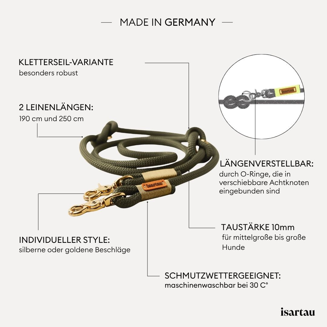 isartau Tauleine Olive Grove Gold, Kletterseil, Produktdetails