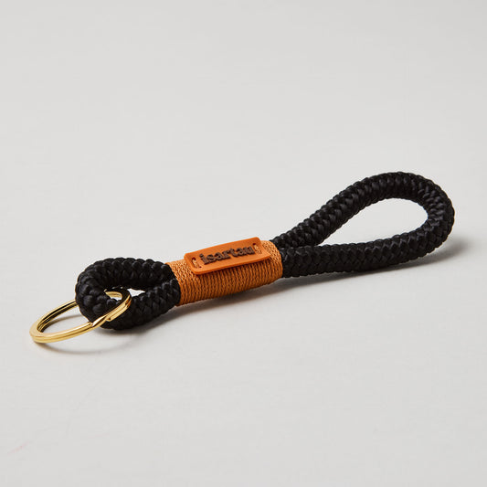 isartau Schlüsselanhänger Black Mamba Rost-Orange, Softtau, gold