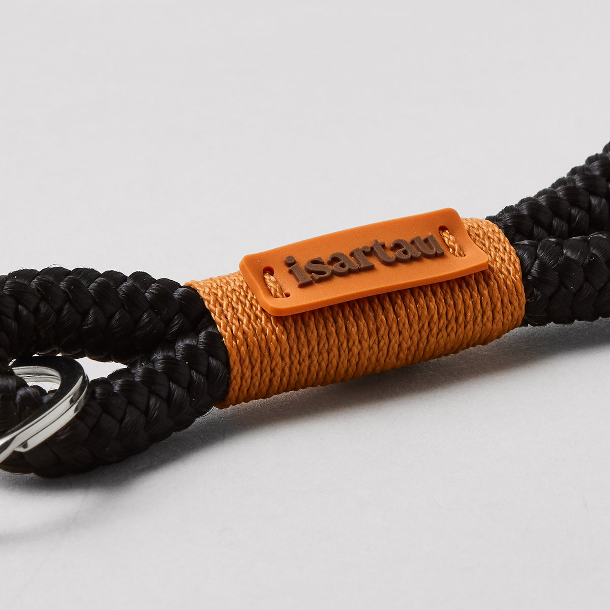 isartau Schlüsselanhänger Black Mamba Rost-Orange, Softtau, silber, Detailansicht