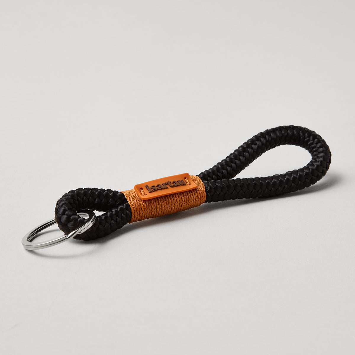 isartau Schlüsselanhänger Black Mamba Rost-Orange, Softtau, silber