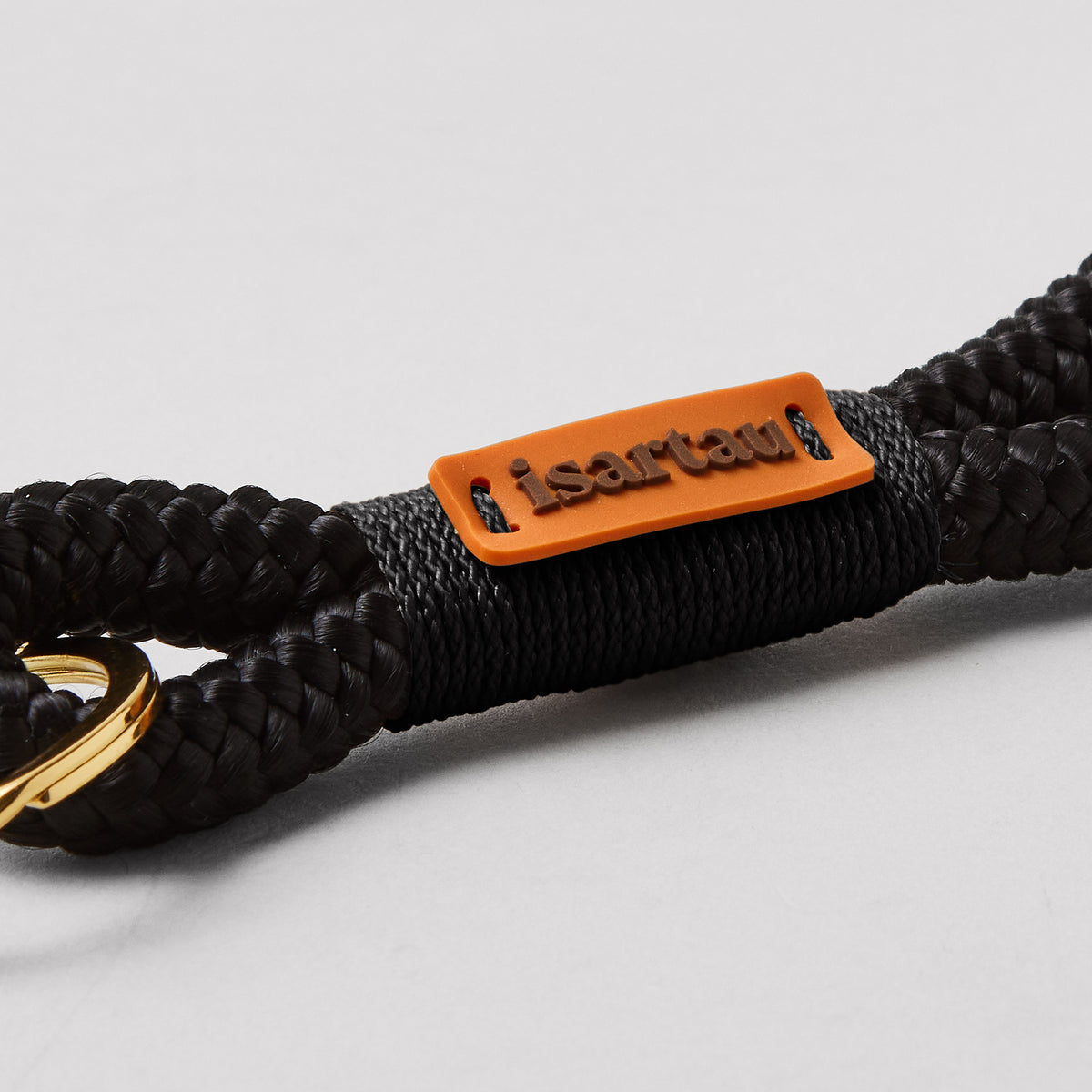 isartau Schlüsselanhänger Black Mamba Schwarz, Softtau, gold, Detailansicht