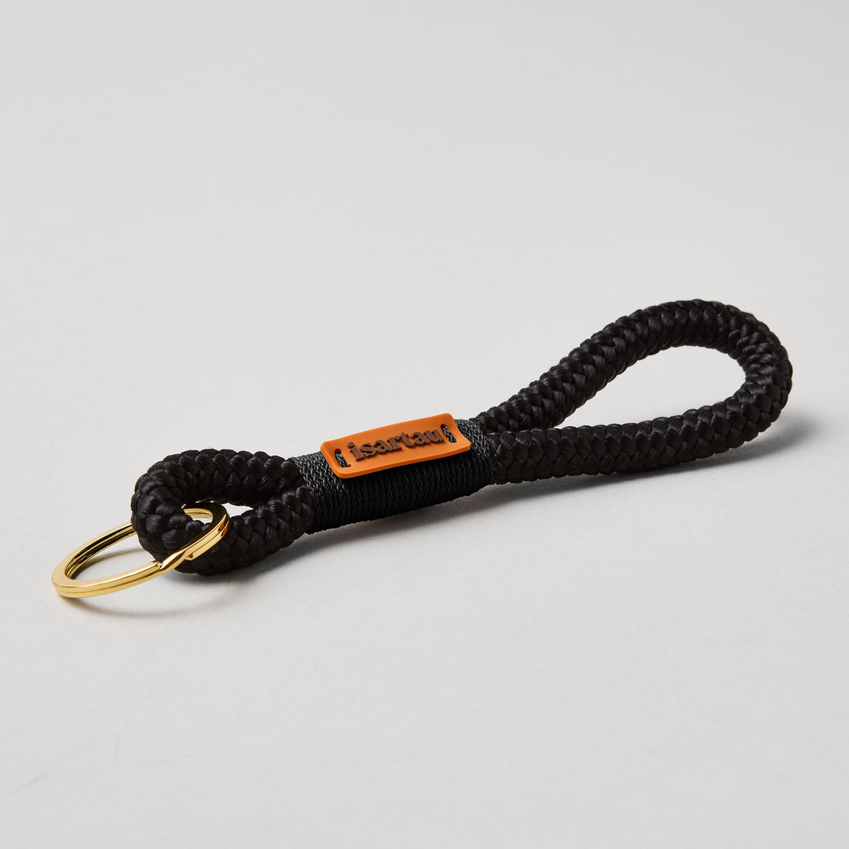 isartau Schlüsselanhänger Black Mamba Schwarz, Softtau, gold