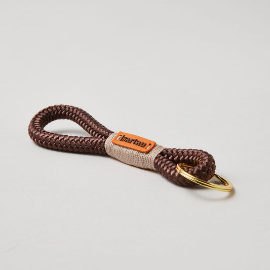 isartau Schlüsselanhänger Classy Chestnut Beige, Softtau, gold