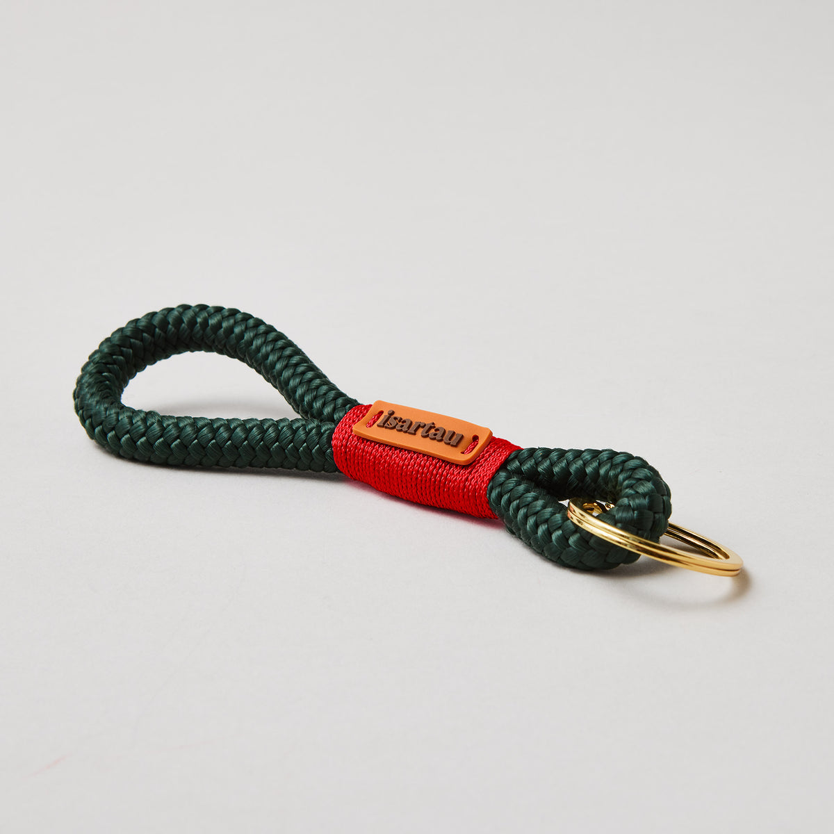 isartau Schlüsselanhänger Evergreen Rot, Softtau, gold