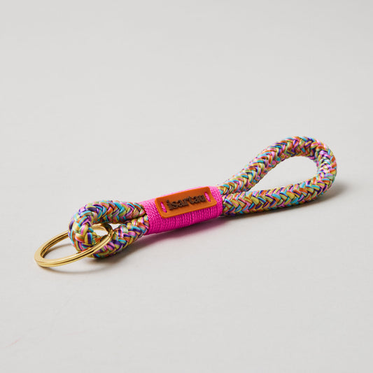 isartau Schlüsselanhänger Easy Summer Neonpink, Softtau, gold