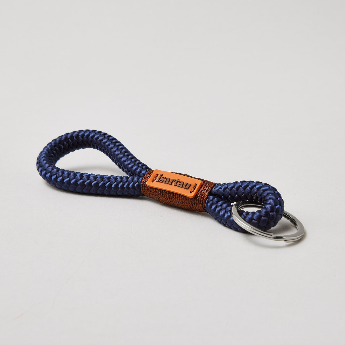 isartau Schlüsselanhänger Indigo Sea Kastanie, Softtau, silber