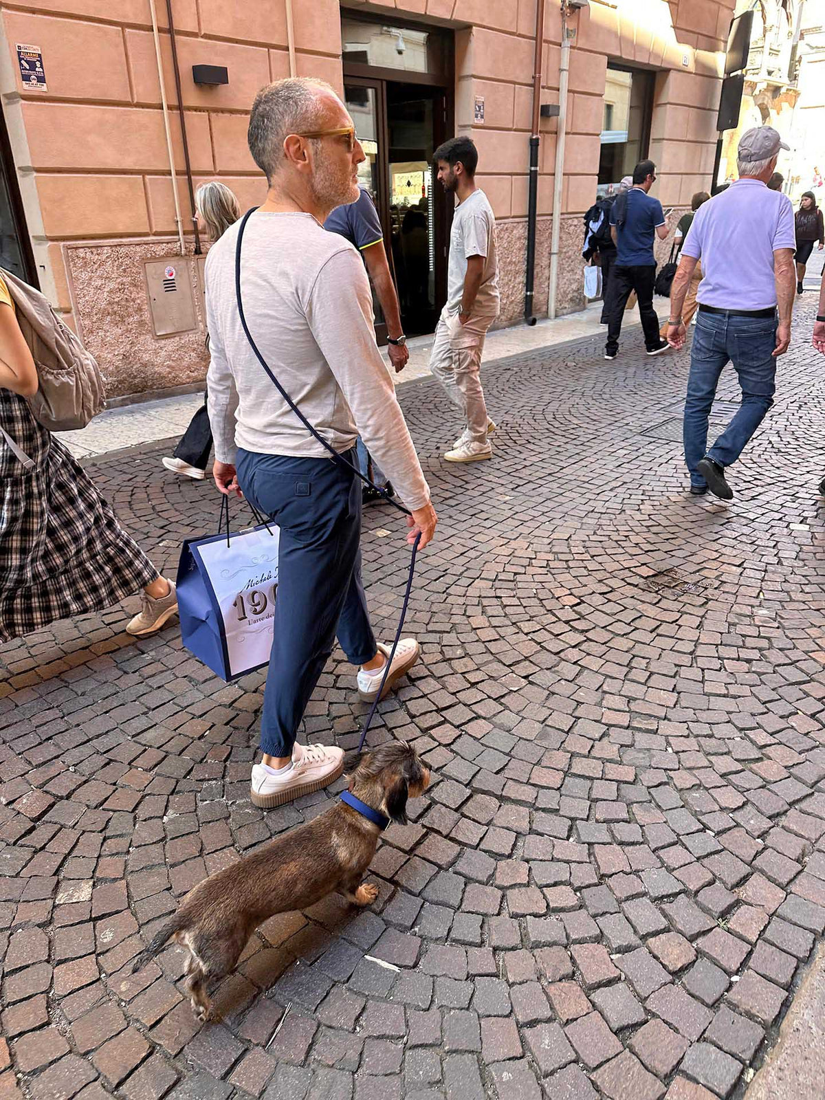 isartau Tauleine Indigo Sea Kastanie – Stimmungsbild mit Hund
