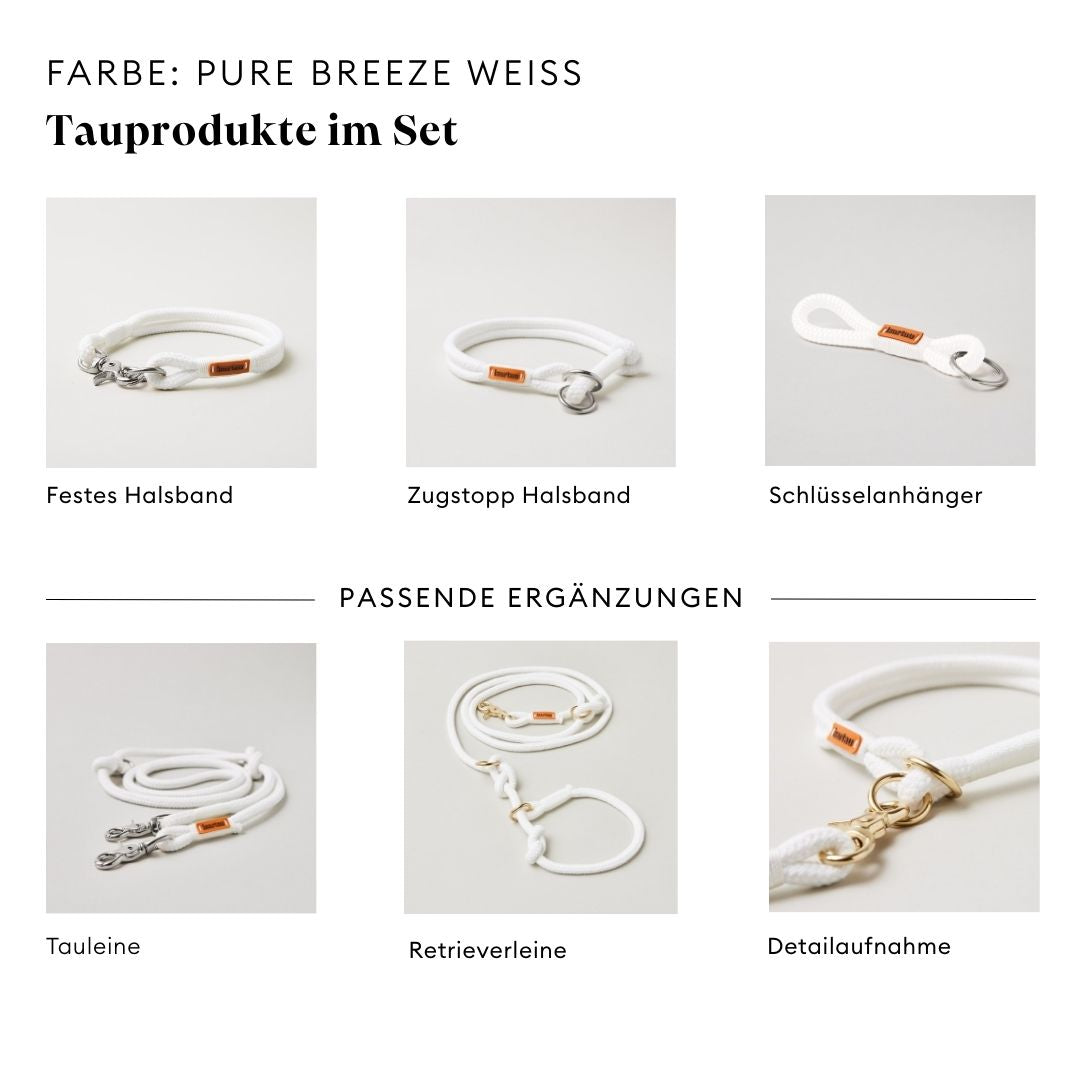 isartau Pure Breeze Weiß, Farbkombination aus Tau und Takelung