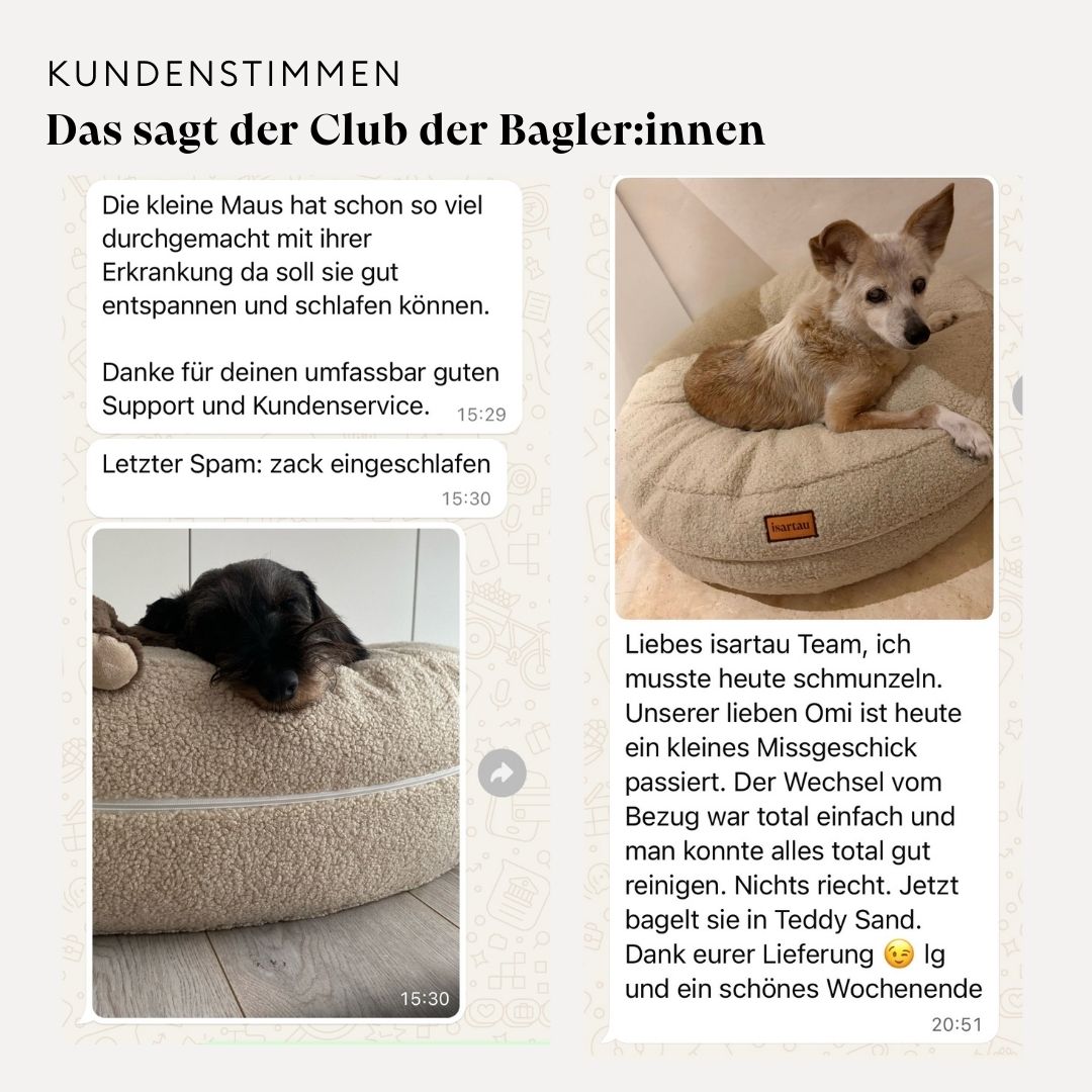 isartau Kundenstimme zum Hundebett Bagelbettchen, 1 von 7