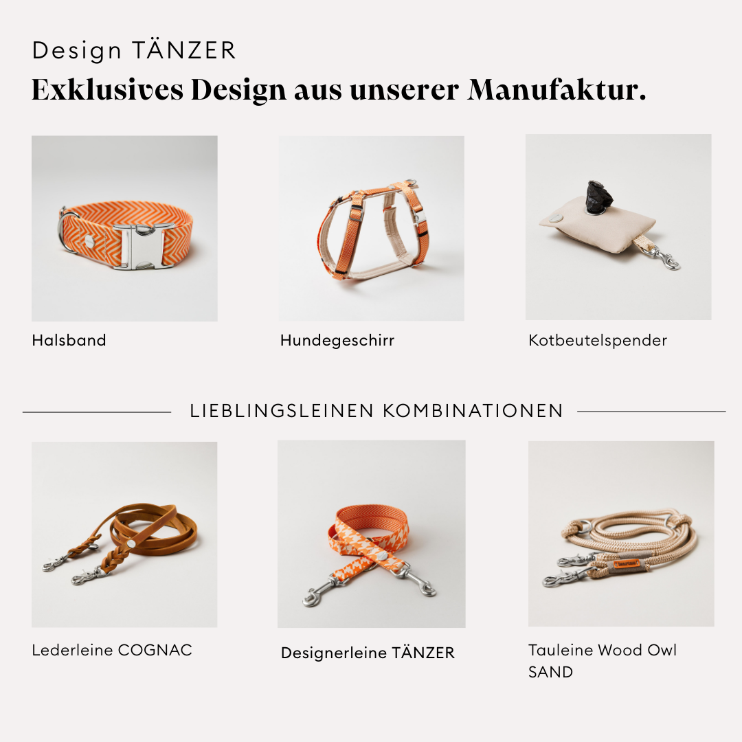 Grafik zeigt Produkte aus anderen Materialien passend zum Design TÄNZER