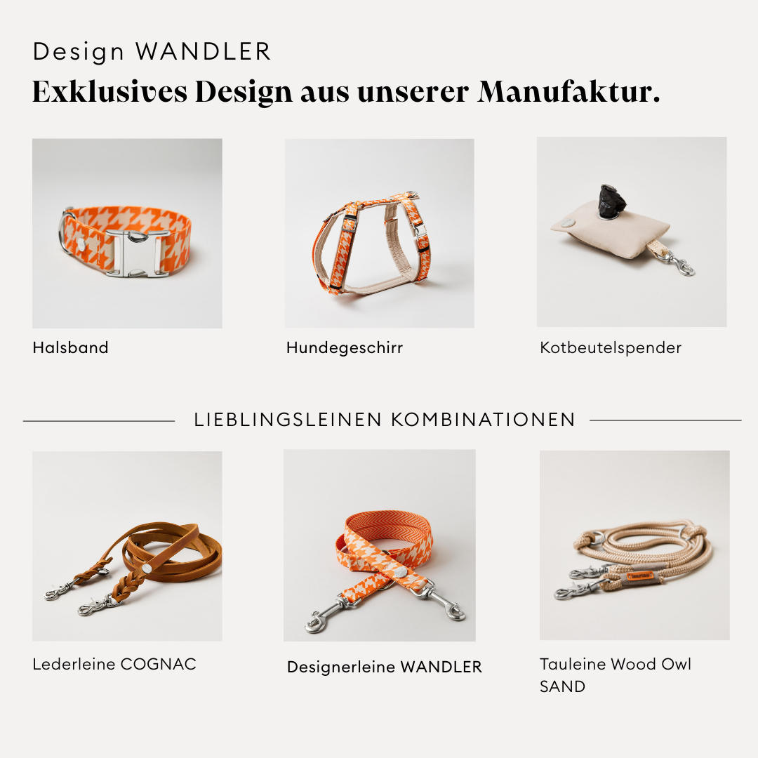 Grafik zeigt Produkte aus anderen Materialien passend zum Design WANDLER