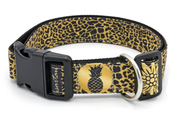 Hundehalsband *Cheetah* - schwarz-gold