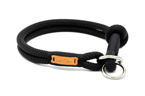 Zugstopp Hundehalsband mit Knoten-Stopp – Kletterseil