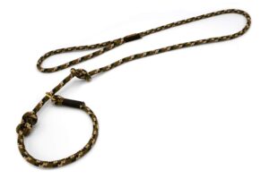 Retrieverleine mit Handschlaufe (ca. 130cm + Halsung) – Softtau
