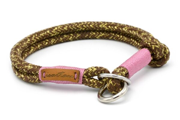 Zugstopp Halsband aus Tau mit Knoten-Stopp – Softtau