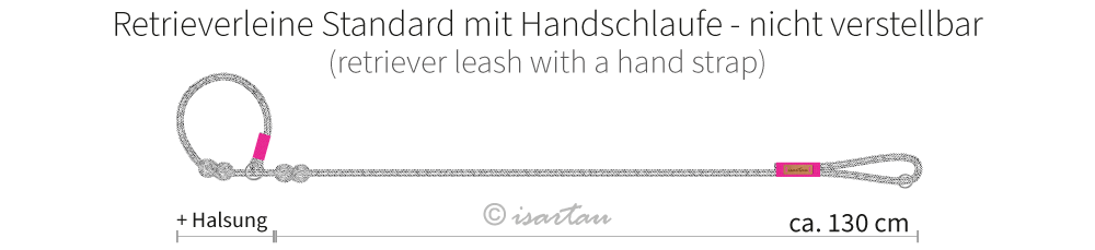 Führleine mit Handschlaufe