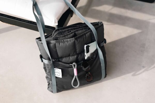 Reisedecke *POCKET* - grau, 100x75x1 cm