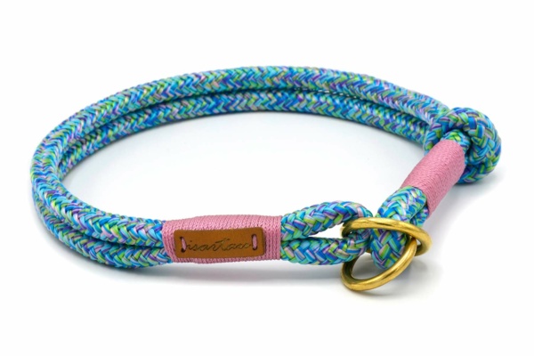 Zugstopp Halsband aus Tau mit Knoten-Stopp - Softtau